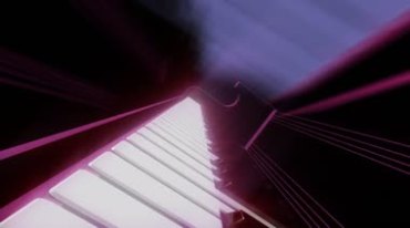 梦幻钢琴按键琴键黑白键视频素材