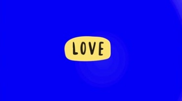 LOVE英文字母单词字符后期特效视频素材