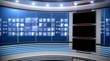 虚拟演播室直播大厅背景视频素材