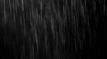 大暴雨下的很紧的雨灯光照射下雨后期特效视频素材