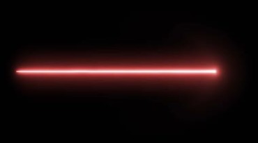 激光剑激光线条红色光线黑屏后期特效视频素材