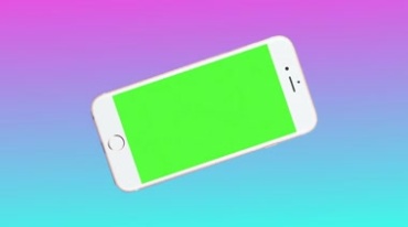 苹果手机屏幕绿屏特效视频素材