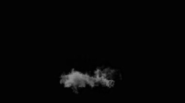 魔法烟雾烟球烟弹环绕螺旋下降透明通道特效视频素材