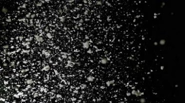 4K雪片飘落鹅毛大雪下雪透明通道后期特效视频素材