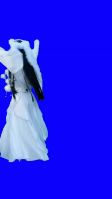 香妃格格公主跳舞旋转人物抠像后期特效视频素材