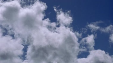 天空白云流云风云变幻视频素材