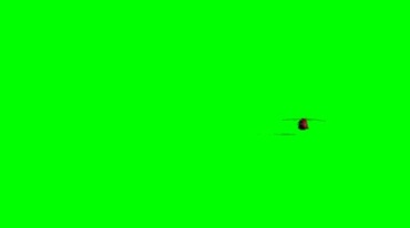 红色救援直升飞机低空飞行绿布后期抠像视频素材