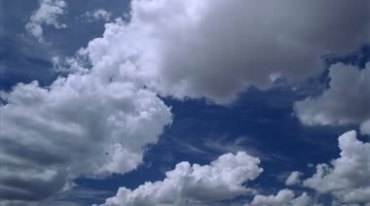 天空白云晴朗云层视频素材