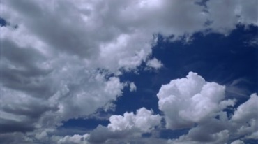 天空白云晴朗云层视频素材