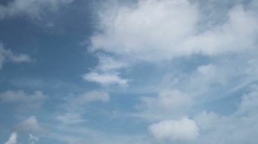 蓝天云层浮云流云视频素材