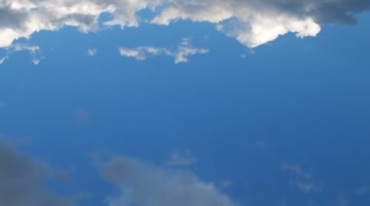 蓝天白云风云变幻视频素材