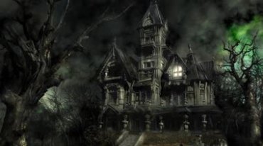 恐怖鬼屋古堡暗黑系城堡视频素材