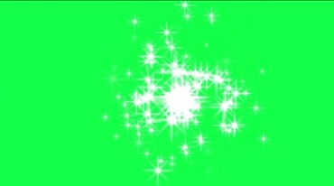 发光粒子闪光绿幕抠像视频素材