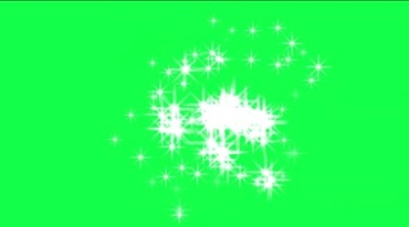 发光粒子闪光绿幕抠像视频素材
