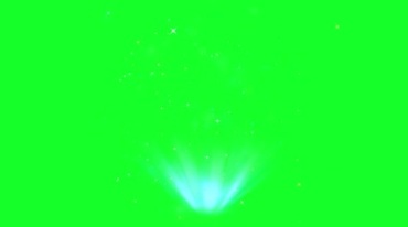 物体发光发出光芒粒子绿幕后期抠像视频素材
