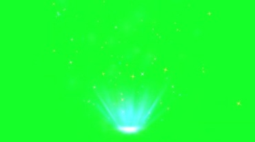 物体发光发出光芒粒子绿幕后期抠像视频素材