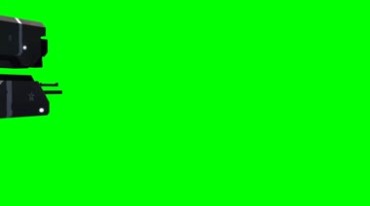 外星宇宙飞船飞行绿幕后期抠像视频素材