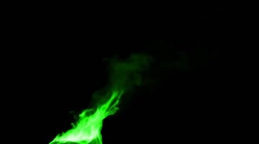 鬼火磷火绿色火焰视频素材