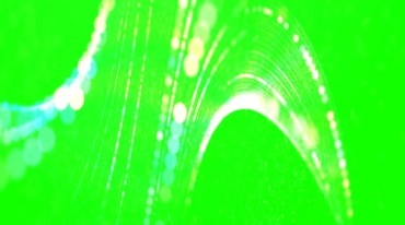 3D闪光粒子光斑空间扭曲绿屏后期抠像视频素材