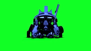 变形金刚机器人变身绿屏特效视频素材