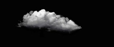 天空白云飘云透明通道4K视频素材