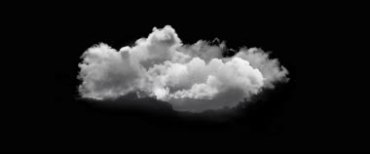 白云团云层透明通道4K视频素材
