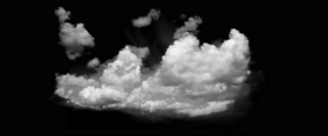 4K白云天空云团透明通道抠像特效视频素材