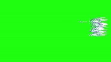 飞刀飞剑暗器绿幕特效视频素材