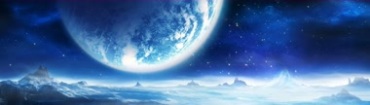 外星球蓝色地球星际长屏幕背景视频素材