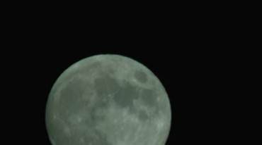 大月亮生升起近景后期抠像特效视频素材