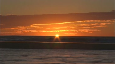 海上日出红日升起高清视频素材