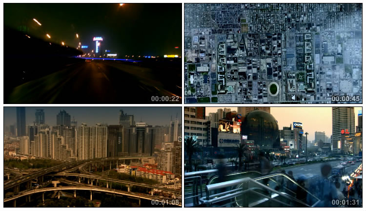 九十年代的北京上海大城市拍摄