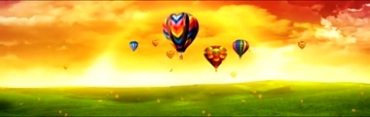 热气球天空飞行