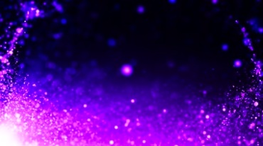 紫色闪亮粒子
