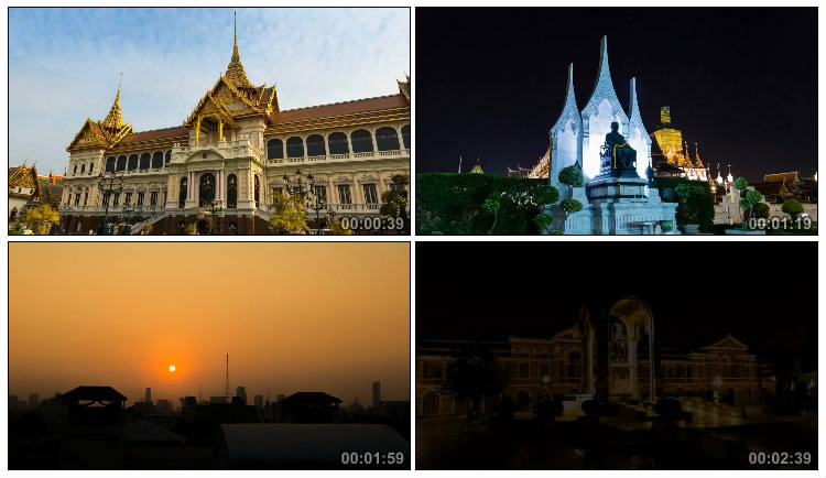 泰国城市旅游风光宣传