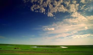 草原蒙古包美丽风光
